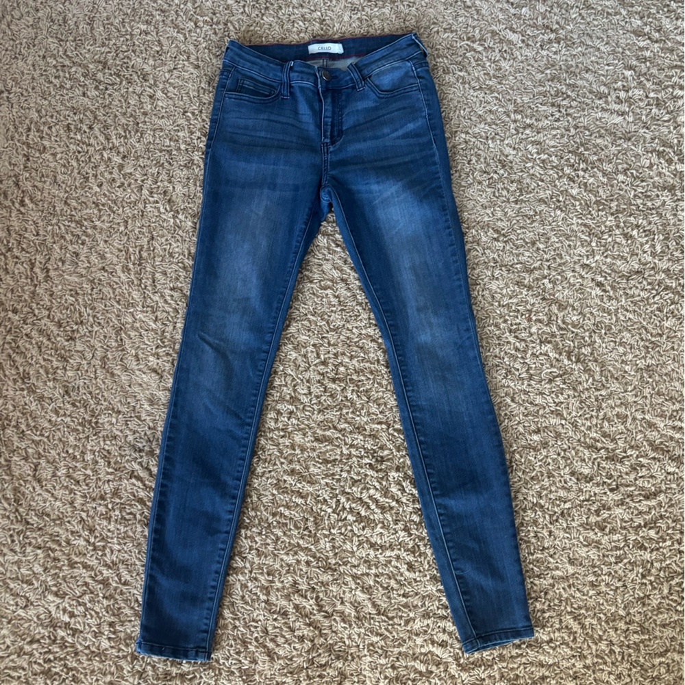 Cello Dark Blue Skinny Jeans